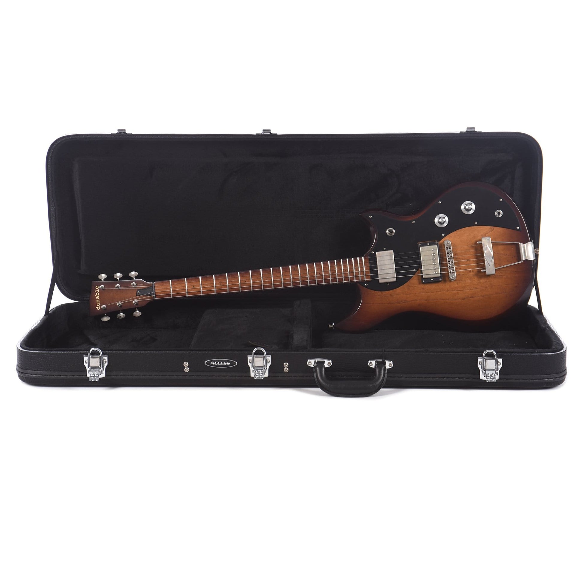 Dunable Cyclops Swamp Ash Amber Burst w/Slugwolf Neck & Grizzly Bridge Electric Guitars / Solid Body