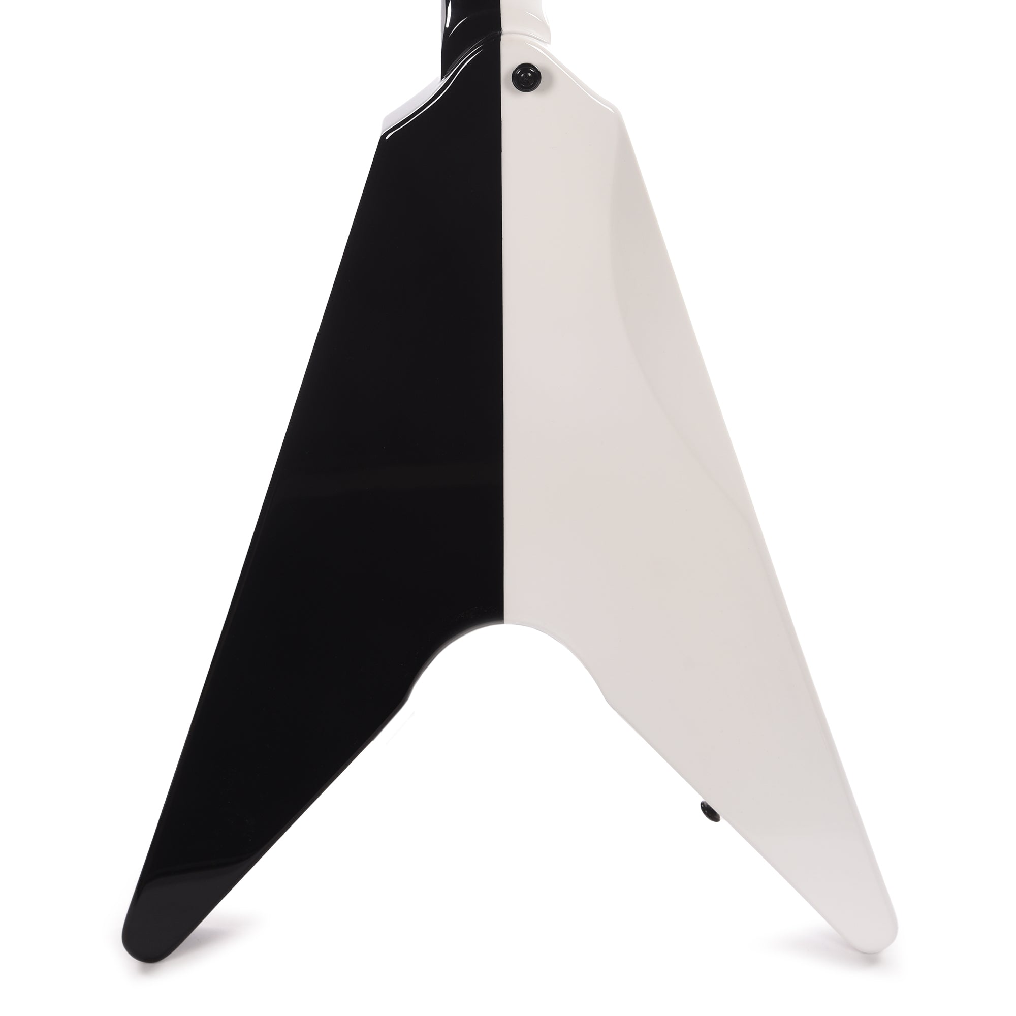 Dunable DE Asteroid Gloss White/Black Split w/Pearl Blocks (Limited to 10 Units) Electric Guitars / Solid Body