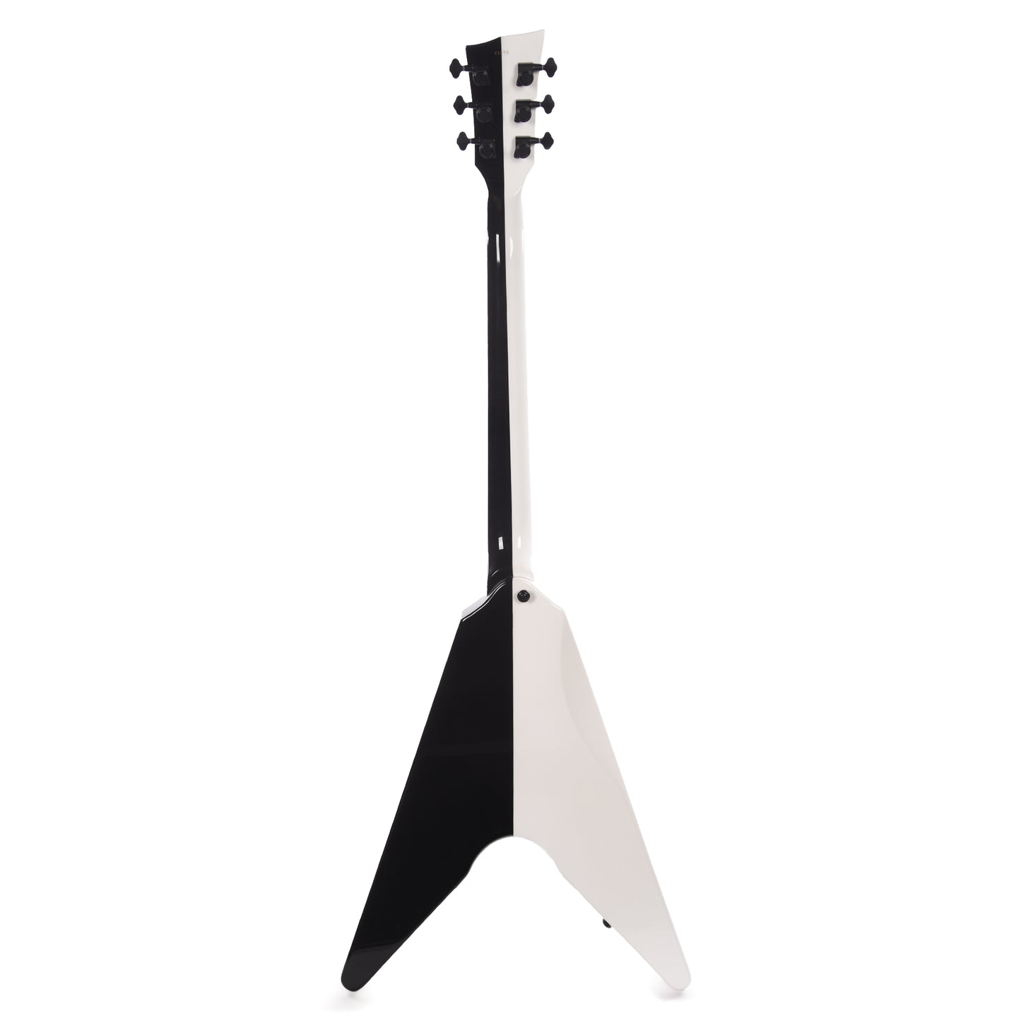 Dunable DE Asteroid Gloss White/Black Split w/Pearl Blocks (Limited to 10 Units) Electric Guitars / Solid Body