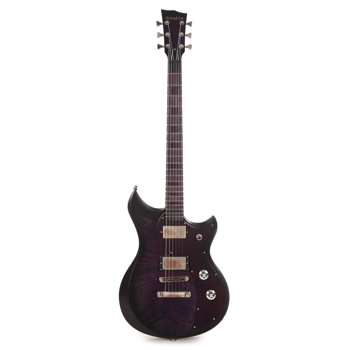 Dunable USA Cyclops Burl Maple Purple Burst (Serial #22062) Electric Guitars / Solid Body