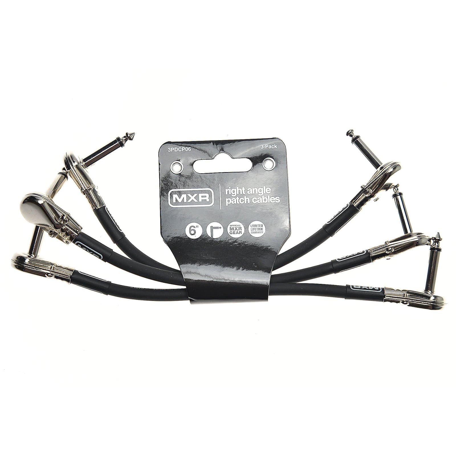 Dunlop Instrument Patch Cable 6 Inch 3-Pack Accessories / Cables