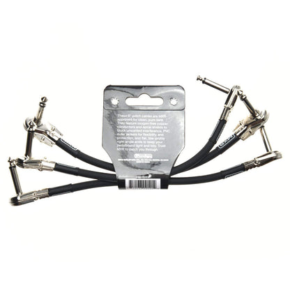 Dunlop Instrument Patch Cable 6 Inch 3-Pack Accessories / Cables