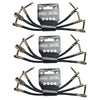 Dunlop Instrument Patch Cable 6 Inch 9 Pack Bundle Accessories / Cables