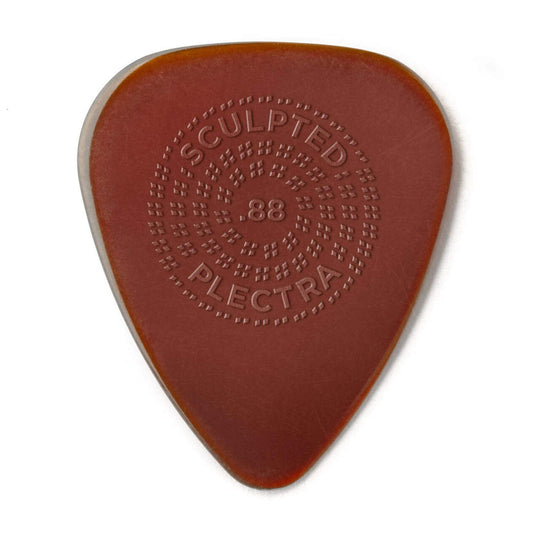 Dunlop 510P Primetone Sculpted Plectra Standard w/Grip .88mm 12 Pack (36) Bundle Accessories / Picks