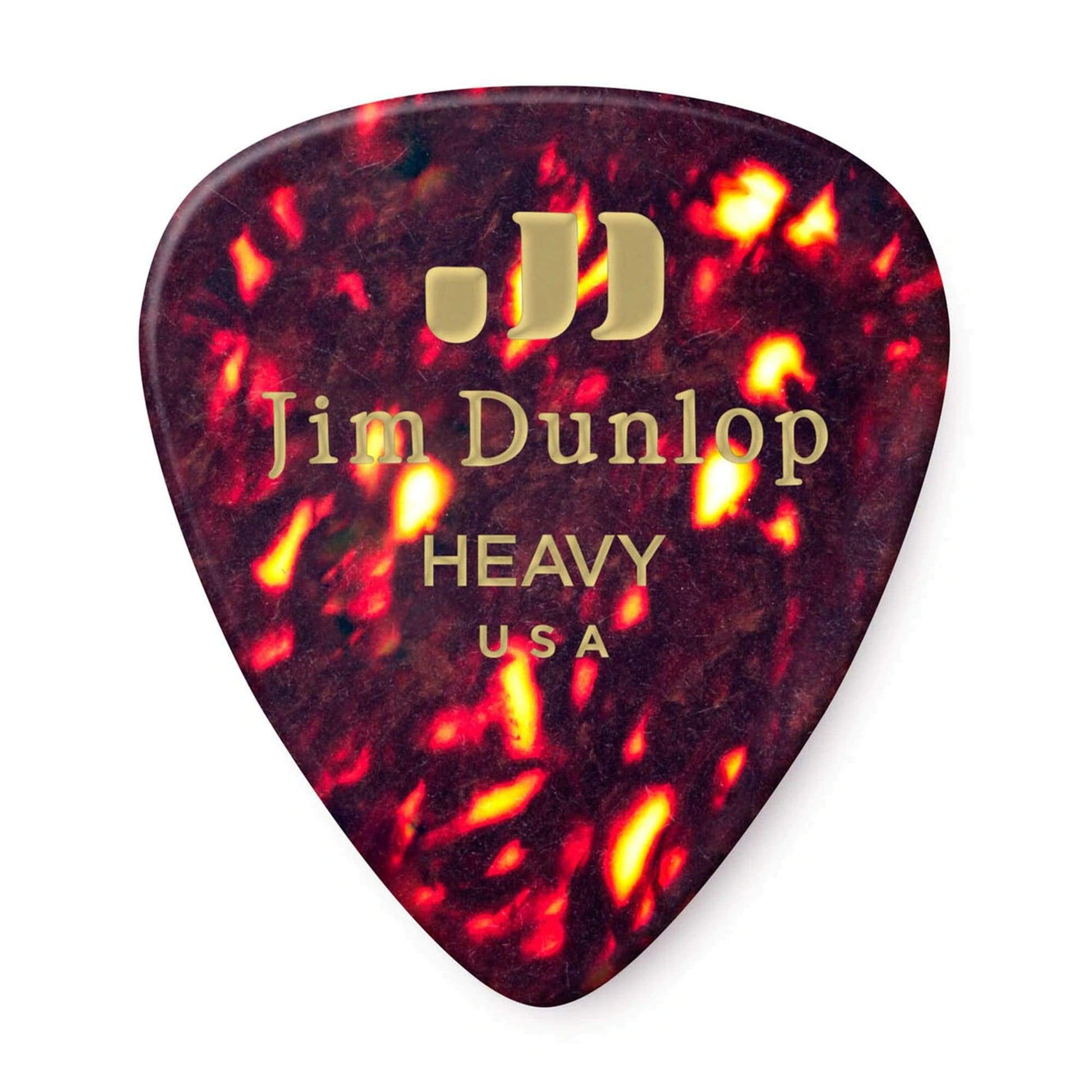 Dunlop Celluloid Guitar Picks Shell Heavy Player Pack 2 Pack (24) Bundle Accessories / Picks