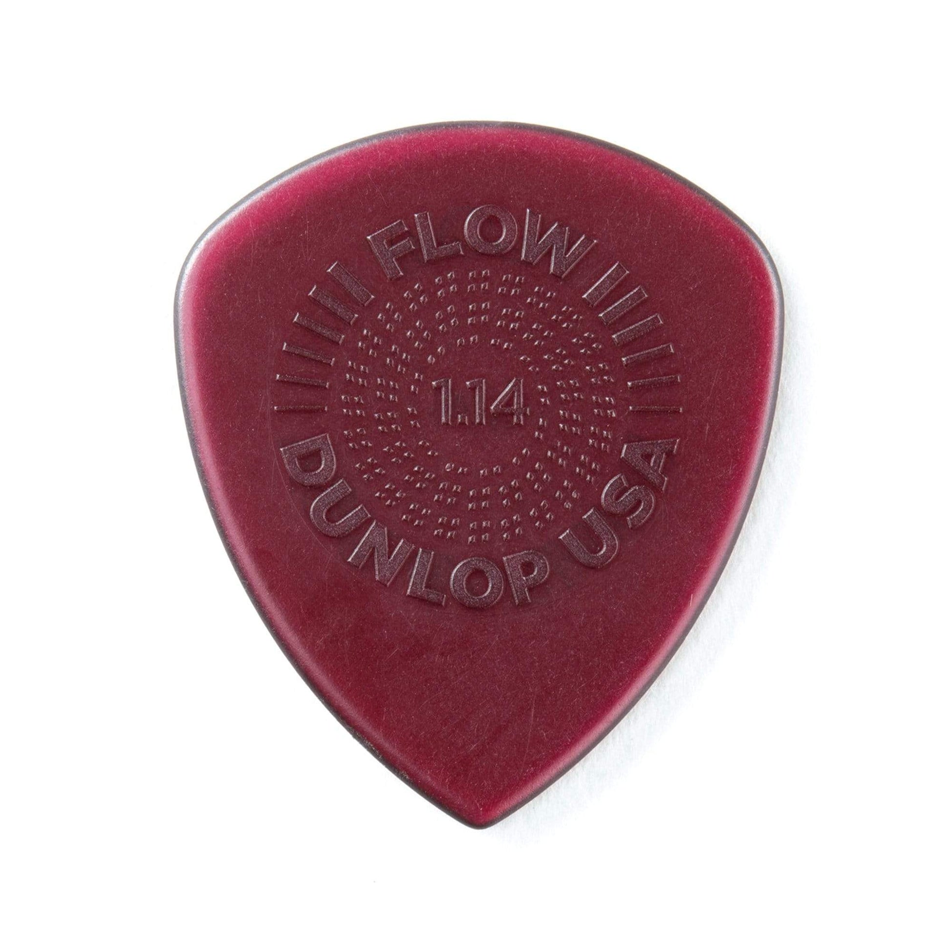 Dunlop Flow Standard Grip Pick 1.14mm 4 Pack (24) Bundle Accessories / Picks