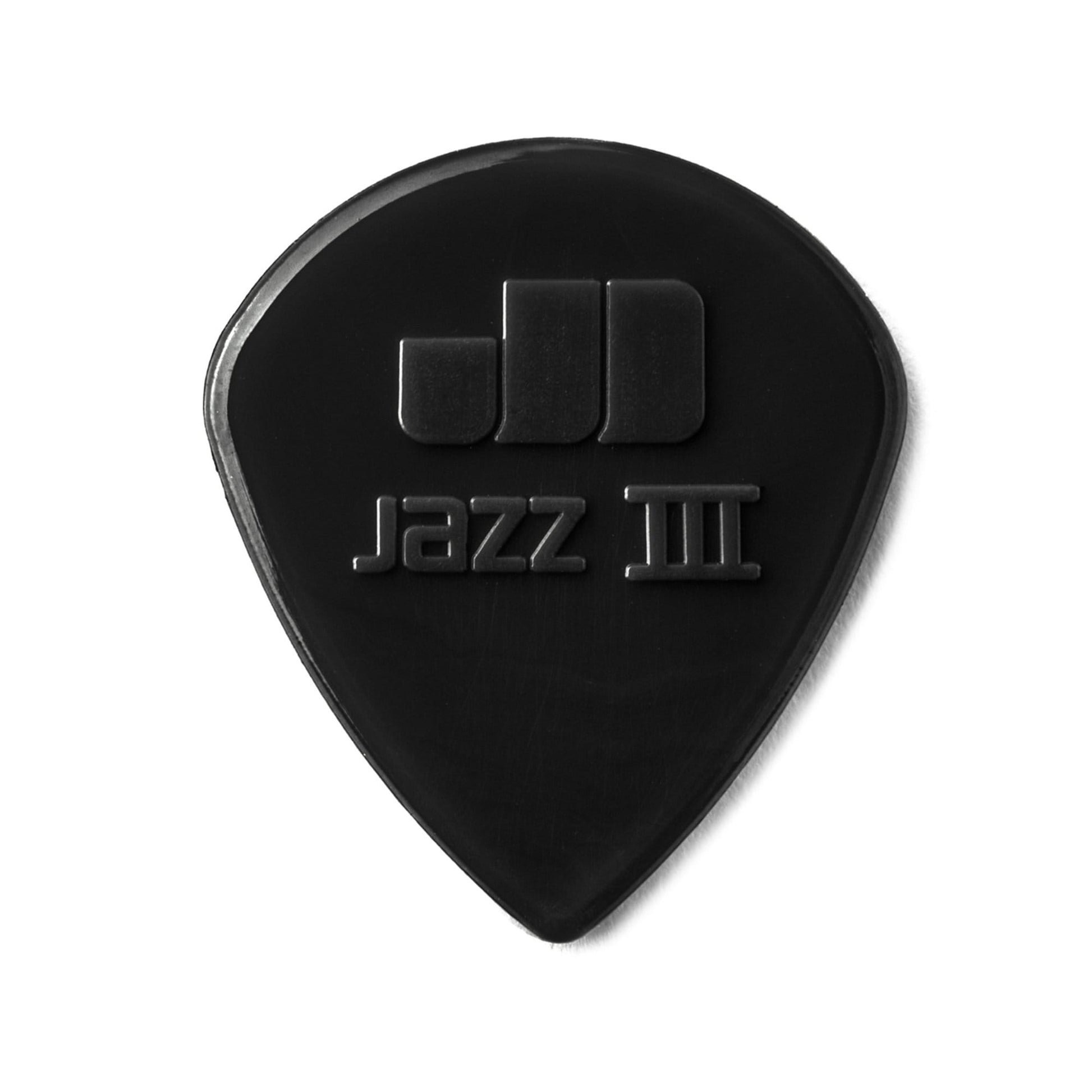 Dunlop Jazz III Black Nylon Stiffo 1.38mm Player's Pack 3 Pack (18) Bundle Accessories / Picks
