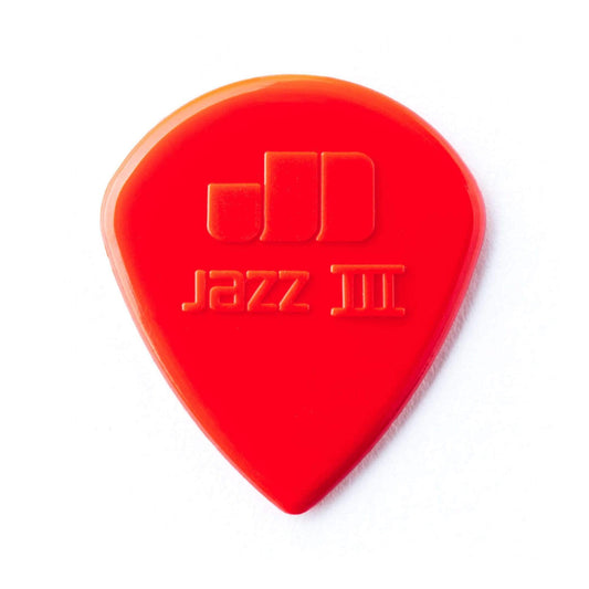 Dunlop Jazz III Red Nylon 1.38mm Player's Pack 12 Pack (72) Bundle Accessories / Picks