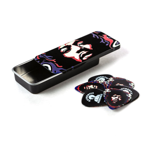 Dunlop Jimmy Hendrix Star Haze Pick Tin 3 Pack Bundle Accessories / Picks