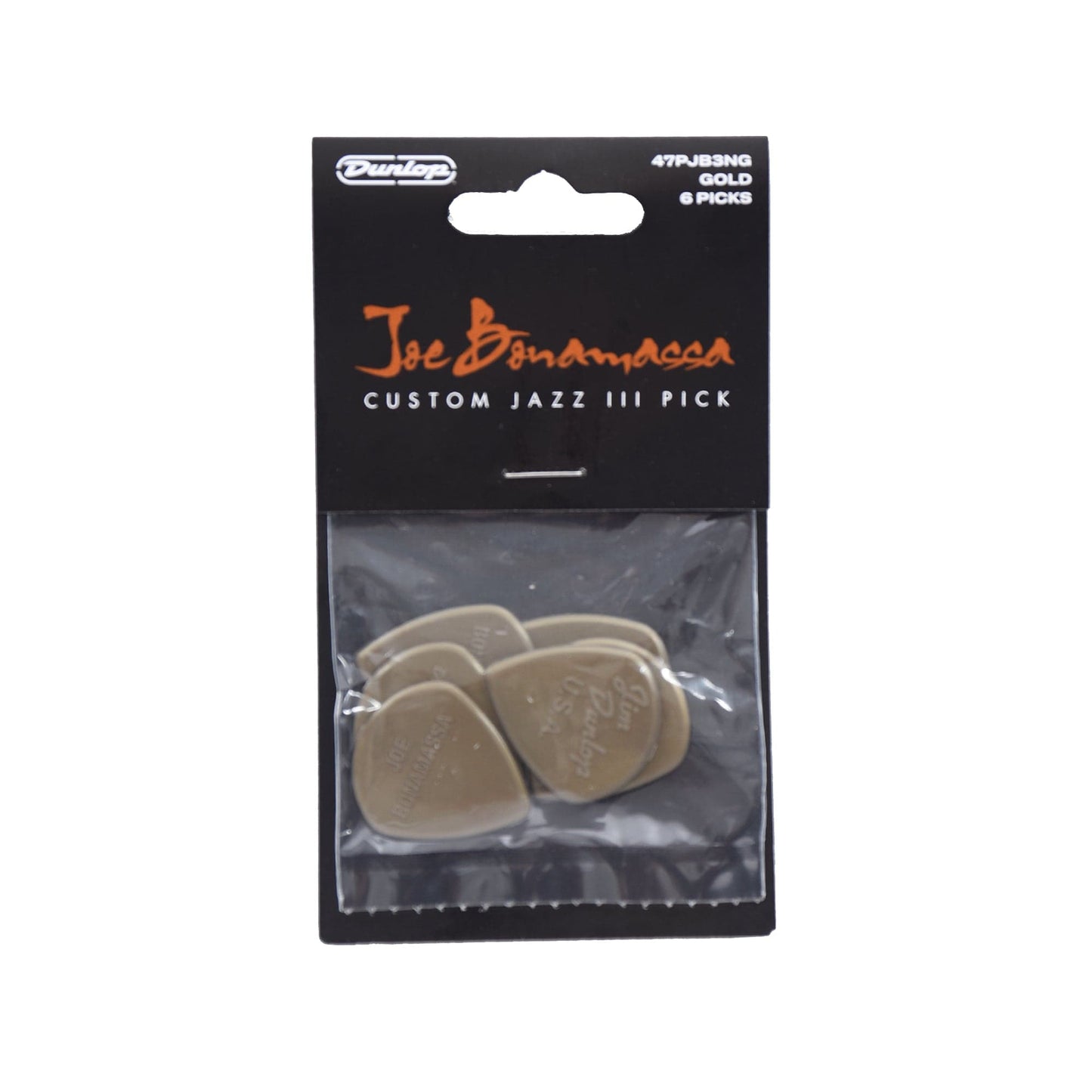 Dunlop Joe Bonamassa Custom Jazz III 1.38mm Pick (6) Accessories / Picks