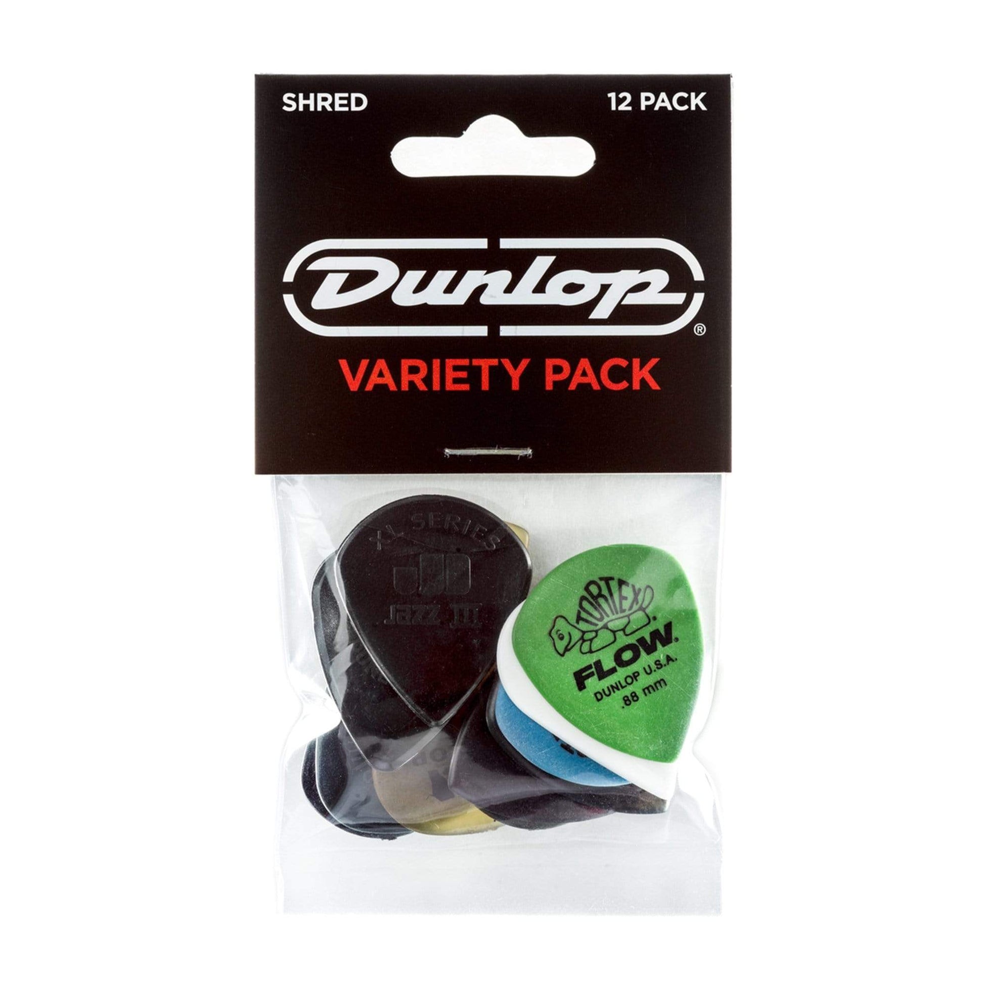 Dunlop Shred Pick Vareity Pick Pack 12-Pack 4 Pack Bundle Accessories / Picks