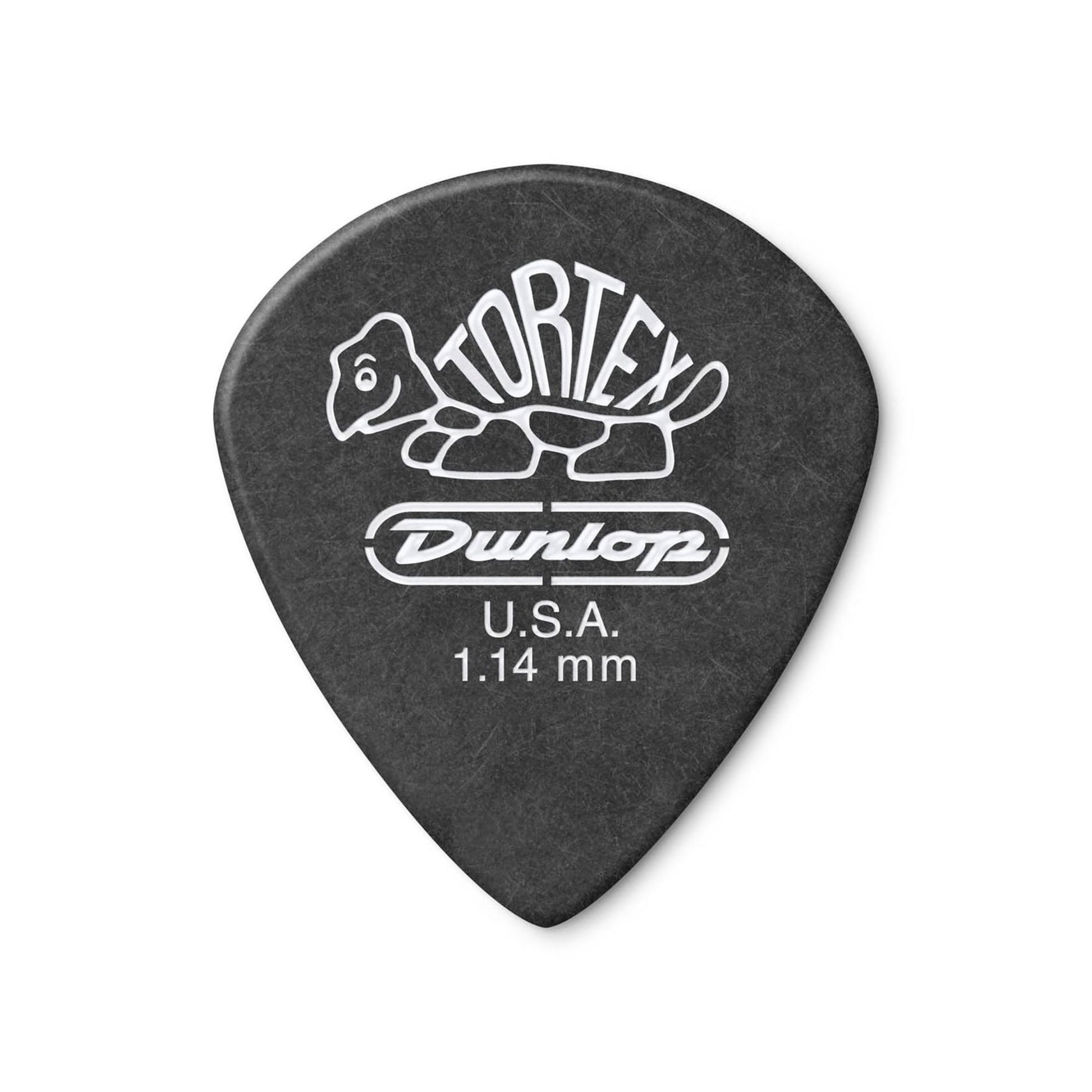 Dunlop Tortex 1.14mm Jazz III 12 Pack Pitch Black Accessories / Picks