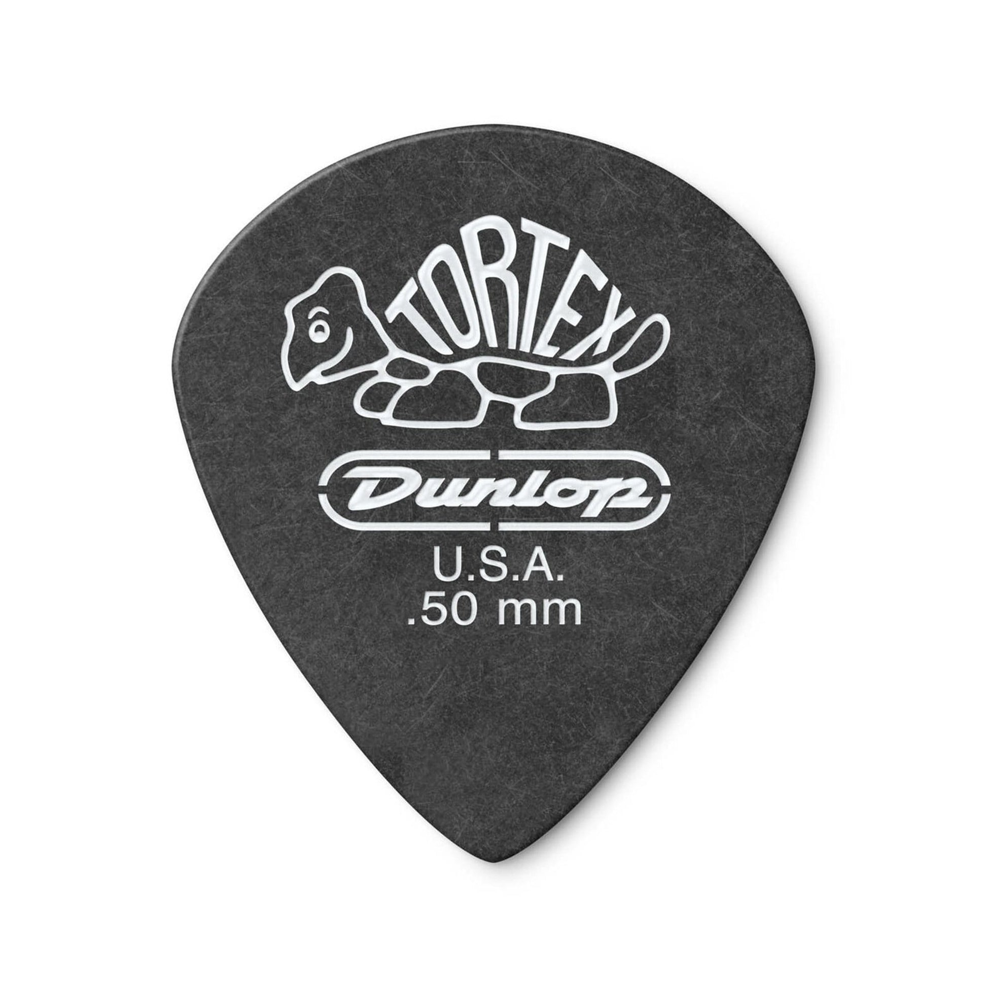 Dunlop Tortex .50mm Jazz III 12 Pack Pitch Black Accessories / Picks