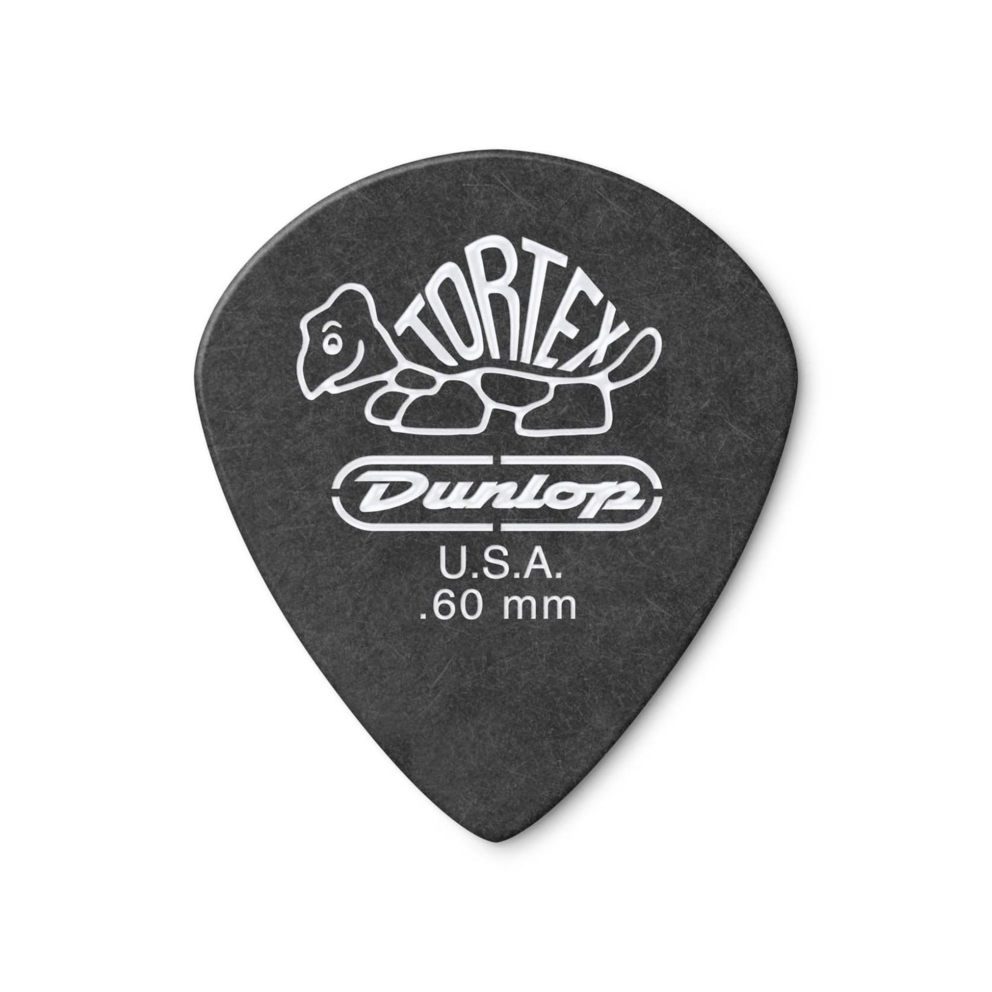 Dunlop Tortex .60mm Jazz III 12 Pack Pitch Black Accessories / Picks