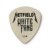 Dunlop Tortex Flow James Hetfield White Fang 1.14 mm Guitar Picks 2 Pack (24) Bundle Accessories / Picks