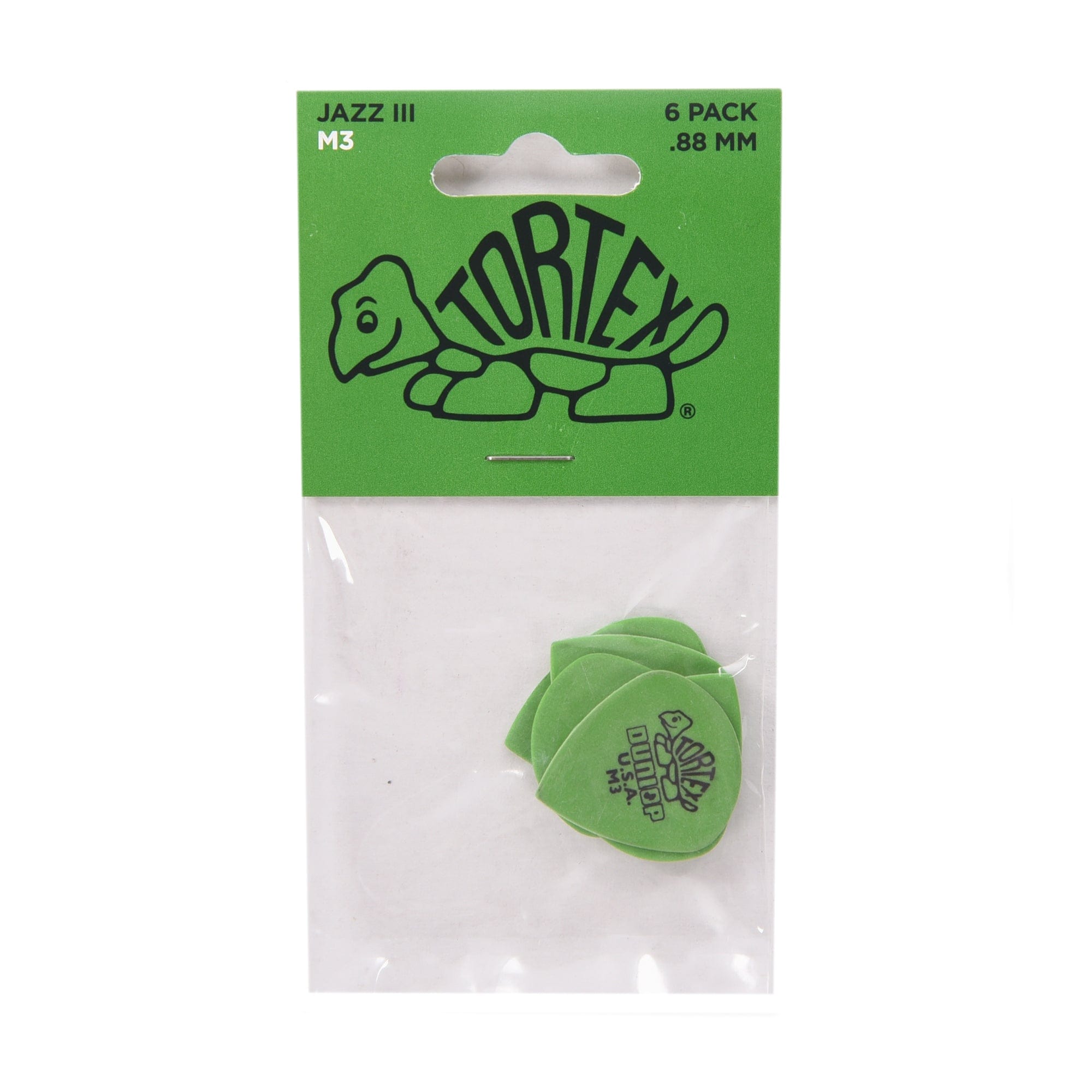 Dunlop Tortex Jazz III .88mm Player's Pack (6) – Chicago Music Exchange