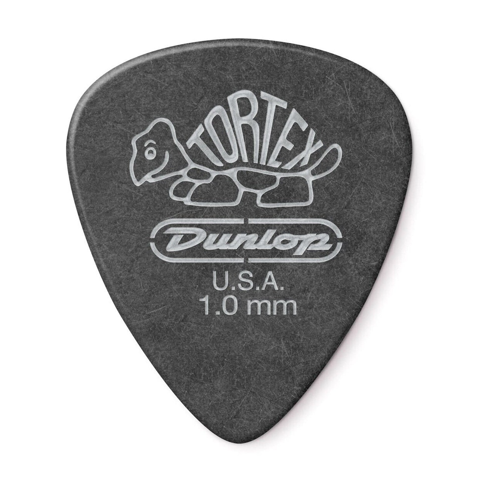Dunlop Tortex Pitch Black Standard 1.00mm 4 Pack (48) Bundle Accessories / Picks
