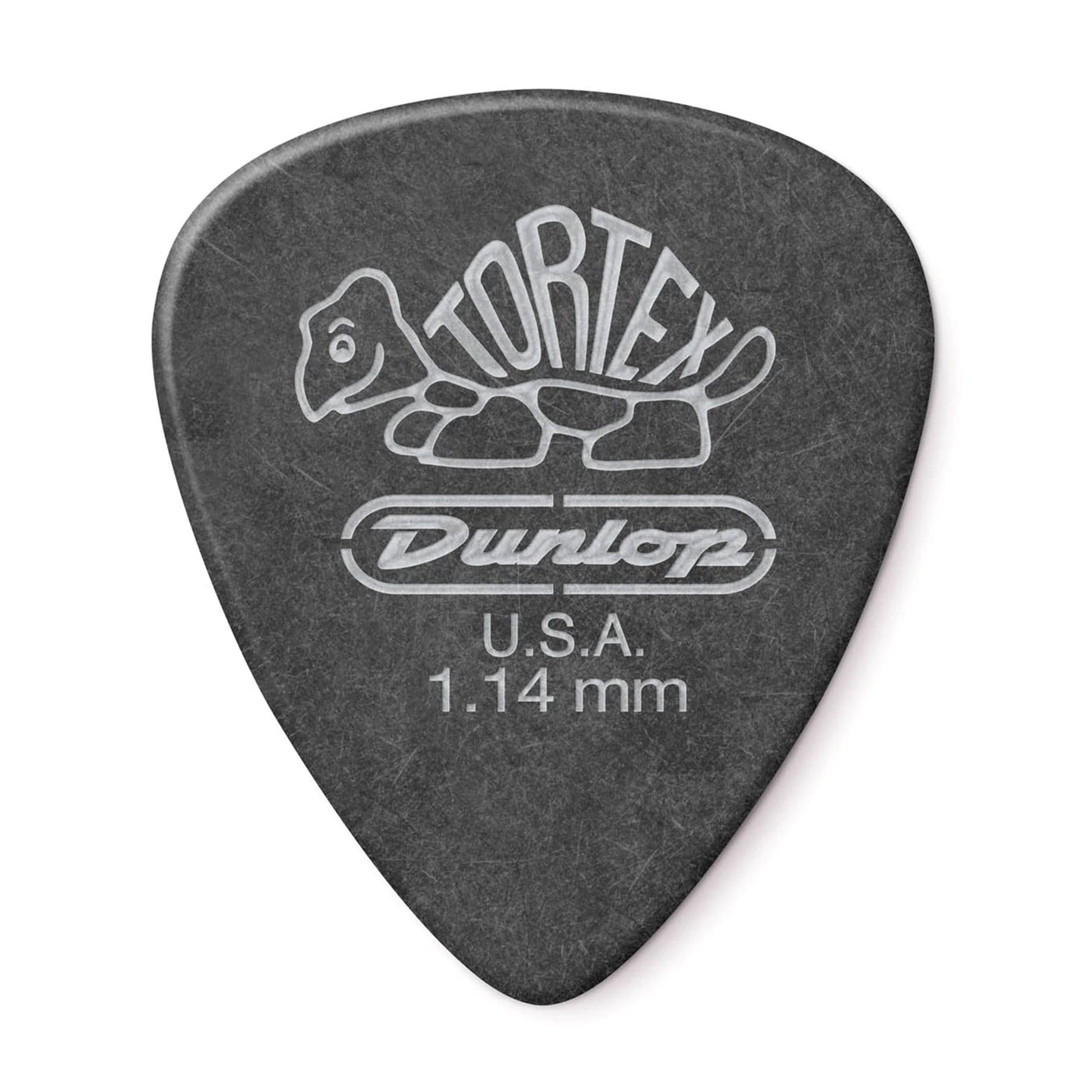 Dunlop Tortex Pitch Black Standard 1.14mm (12) 3 Pack Bundle Accessories / Picks