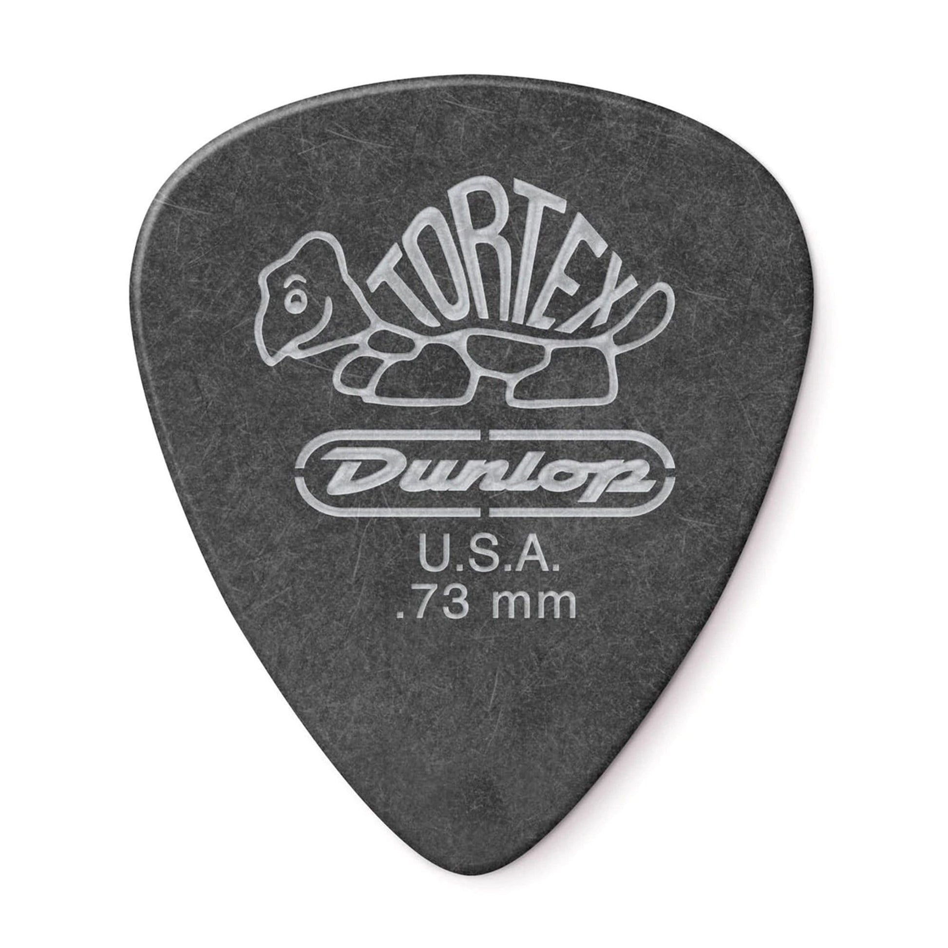 Dunlop Tortex Pitch Black Standard .73mm (12) 3 Pack Bundle Accessories / Picks
