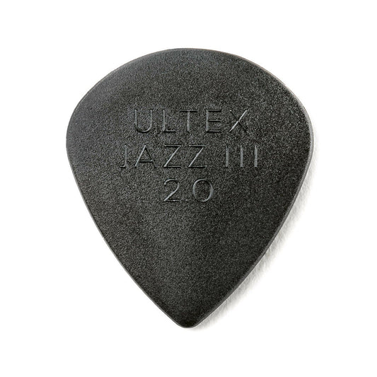 Dunlop Ultex Jazz III Black 2.0mm Player's Pack 4 Pack (24) Bundle Accessories / Picks