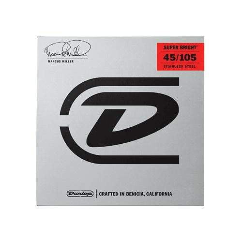 Dunlop Strings Marcus Miller Super Bright Bass Strings Medium 45-105 4-string Accessories / Strings / Bass Strings