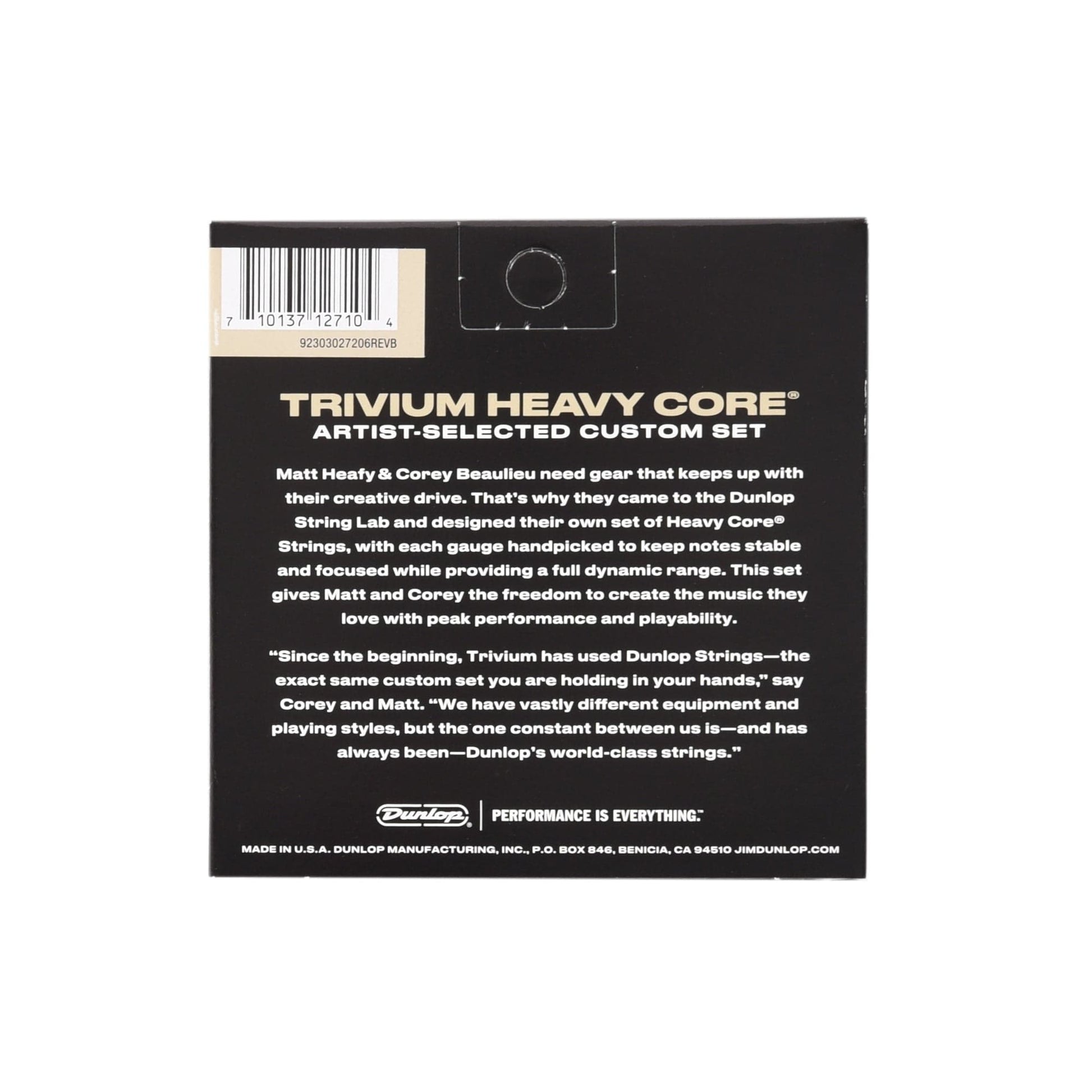 Dunlop String Lab Artist TVMN1052 Trivium Set 10-52 Accessories / Strings / Guitar Strings