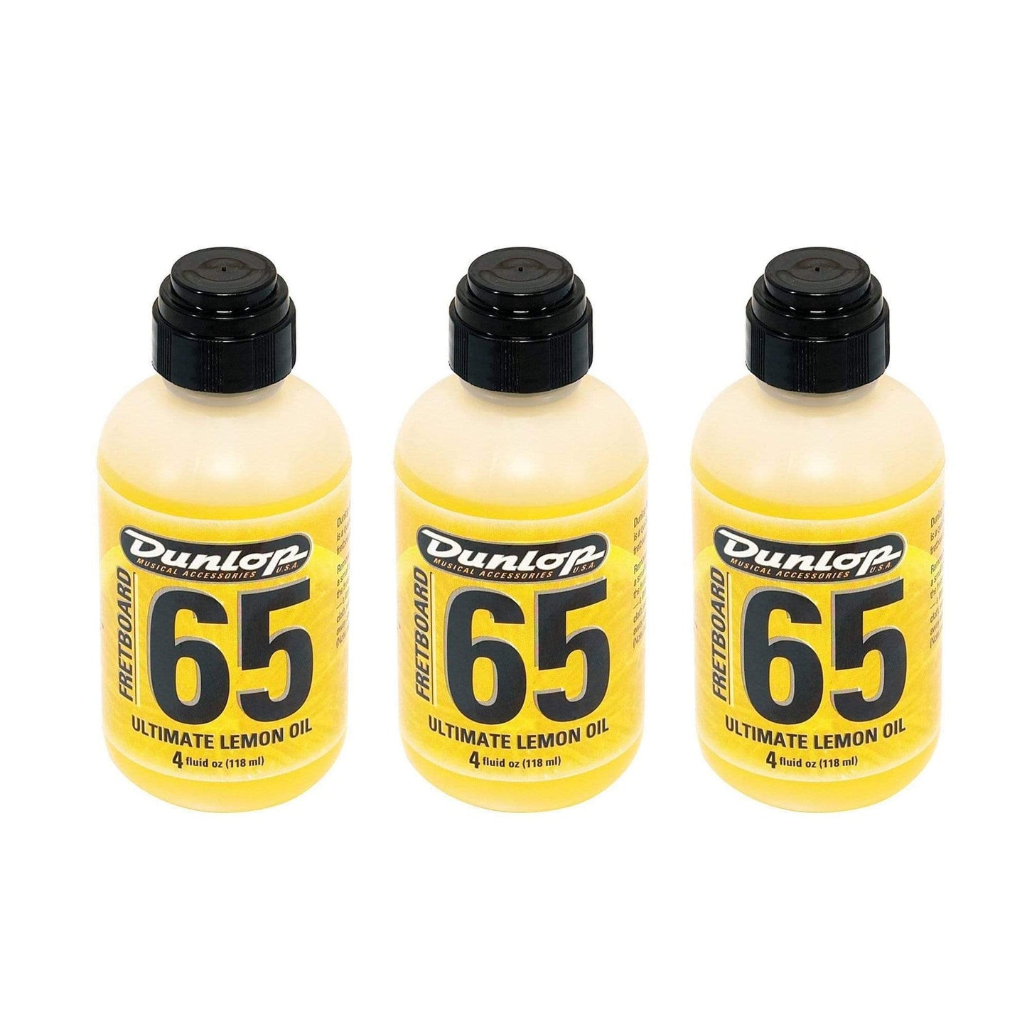 Dunlop 6554 Formula 65 Lemon Oil 3 Pack Bundle Accessories / Tools
