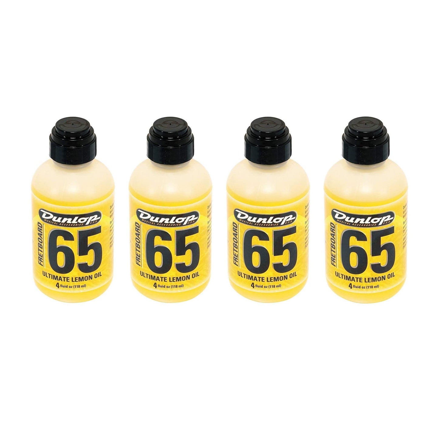 Dunlop 6554 Formula 65 Lemon Oil 4 Pack Bundle Accessories / Tools