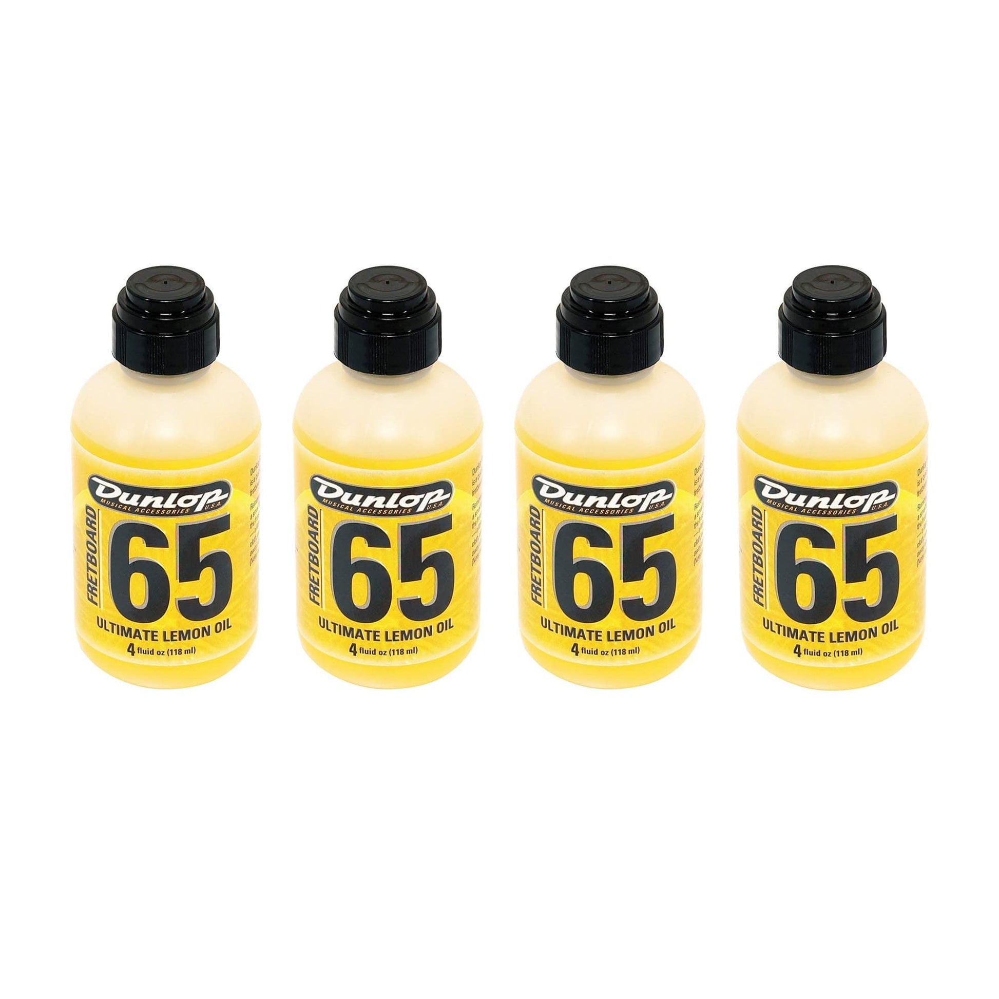 Dunlop 6554 Formula 65 Lemon Oil 4 Pack Bundle Accessories / Tools