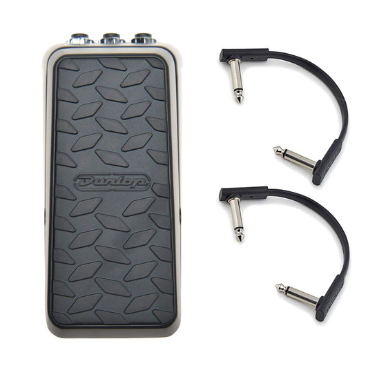 Dunlop DVP4 Volume X Mini Pedal w/RockBoard Flat Patch Cables Bundle Effects and Pedals / Controllers, Volume and Expression