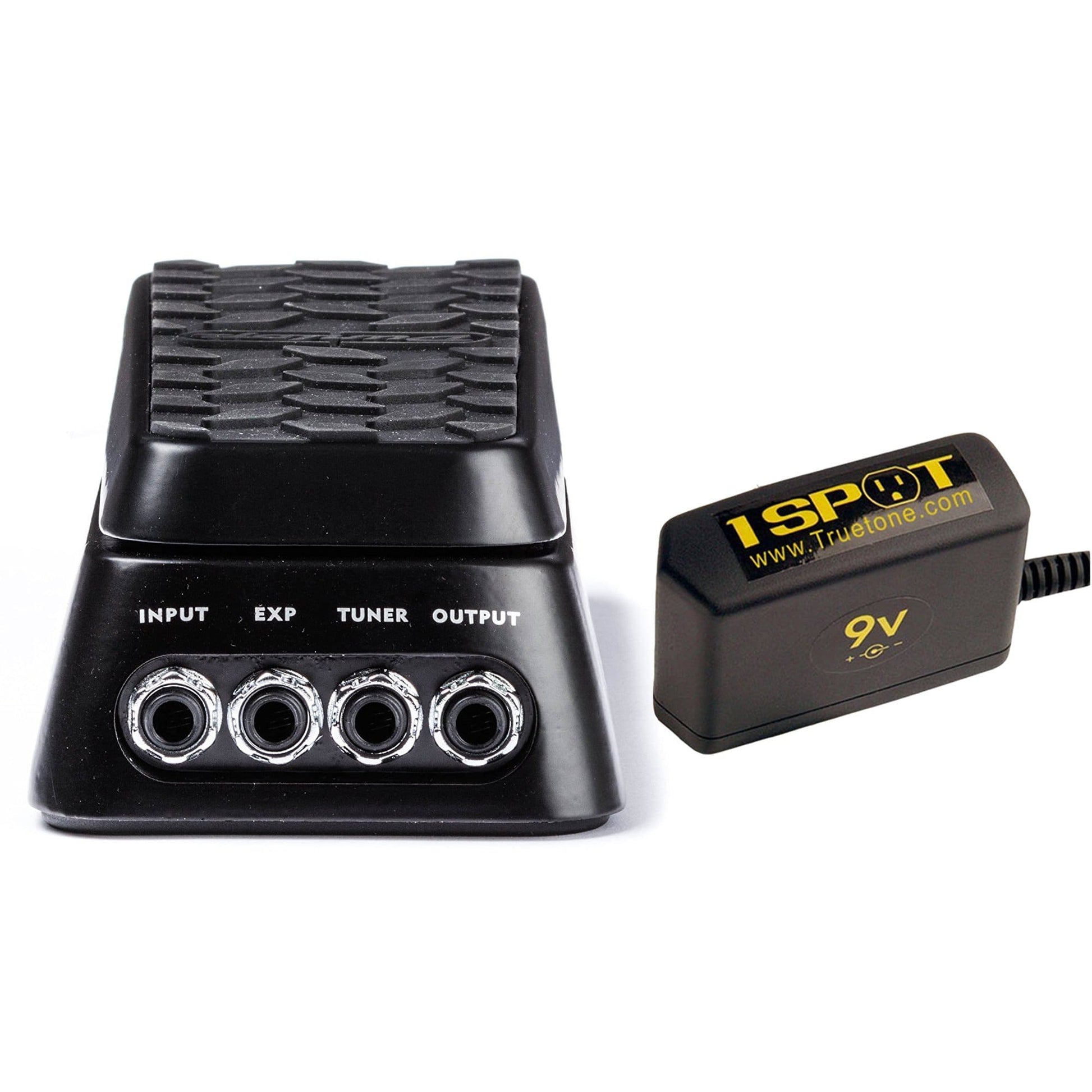 Dunlop Volume (X) Pedal Bundle w/ Truetone 1 Spot Space Saving 9v Adapter