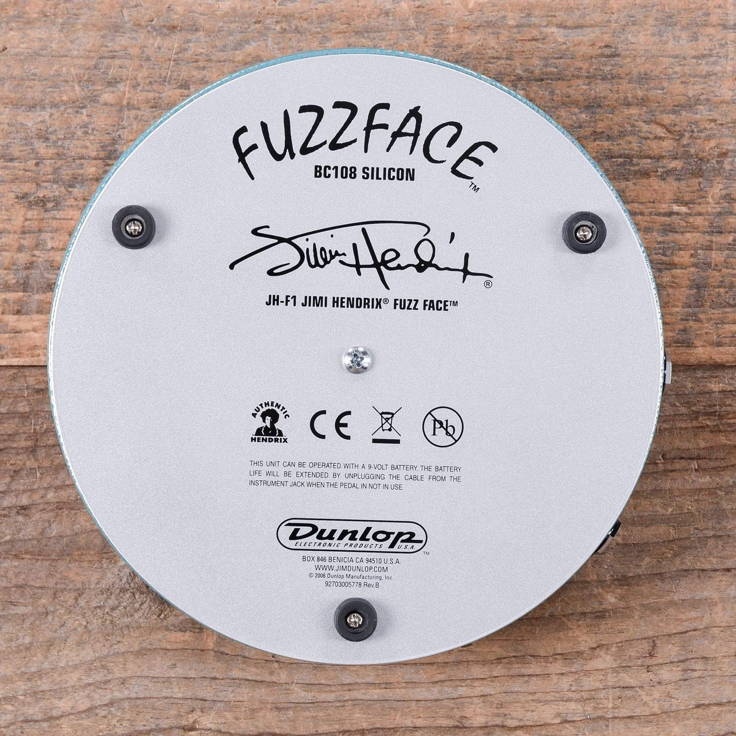 Dunlop Jimi Hendrix Fuzz Face Effects and Pedals / Distortion