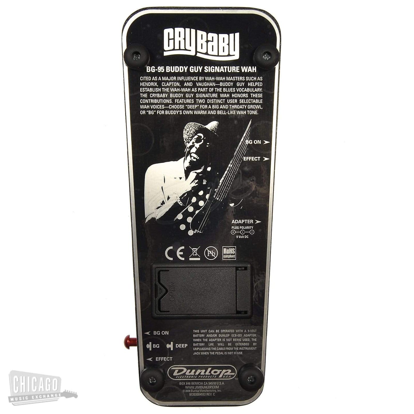 Dunlop BG95 Buddy Guy Signature Cry Baby Wah Effects and Pedals / Wahs and Filters