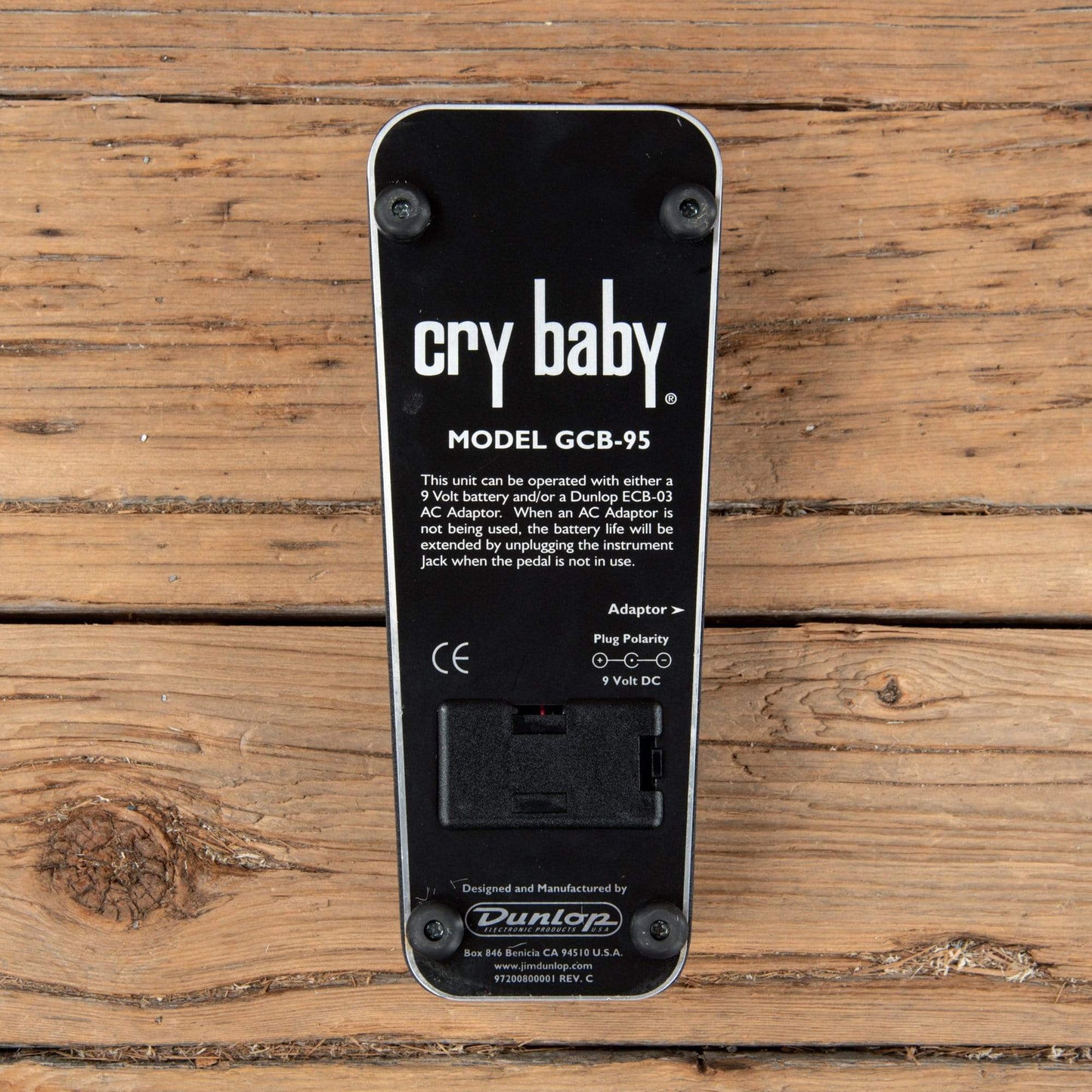 Dunlop Cry Baby Wah GCB-95 Effects and Pedals / Wahs and Filters