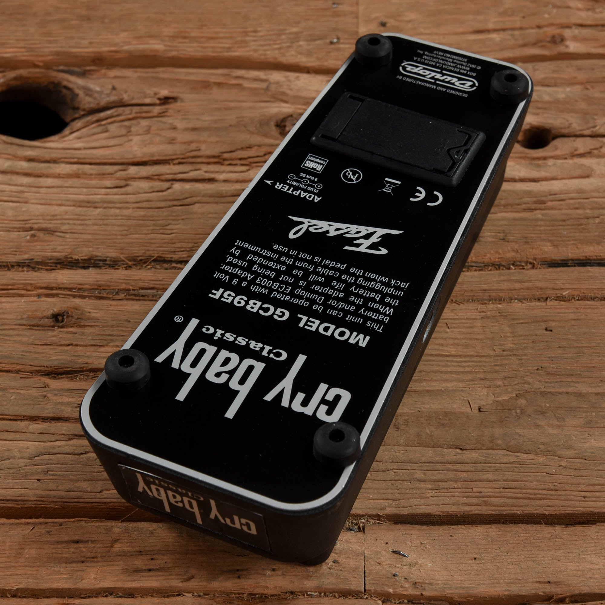 Dunlop GCB95F Cry Baby Classic Fasel Wah Effects and Pedals / Wahs and Filters