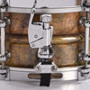 Dunnett 5.5x14 2N Beaded Raw Brass Straight Edge Snare Drum w/Single Flanged Hoops Drums and Percussion / Acoustic Drums / Snare