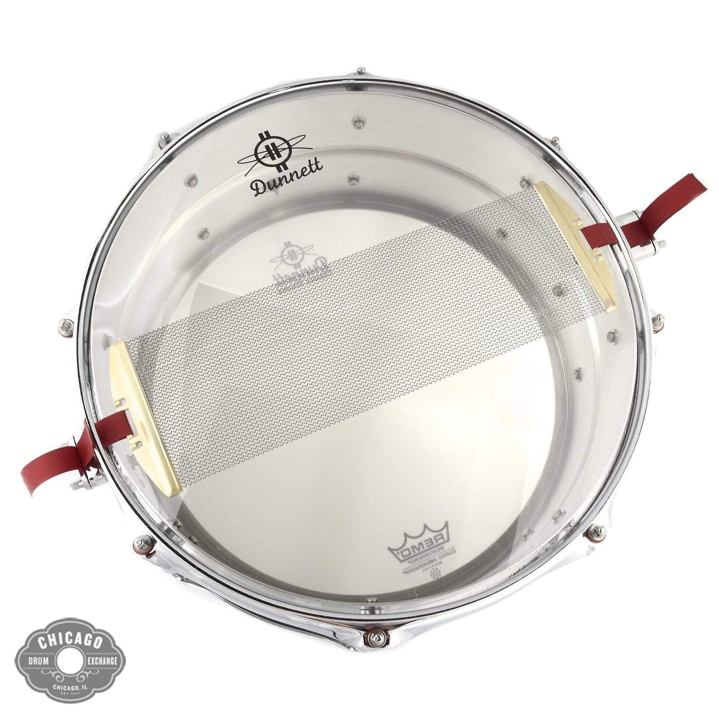 Dunnett 6.5x14 2N Beaded Polished Aluminum Modeling Snare Drum Drums and Percussion / Acoustic Drums / Snare