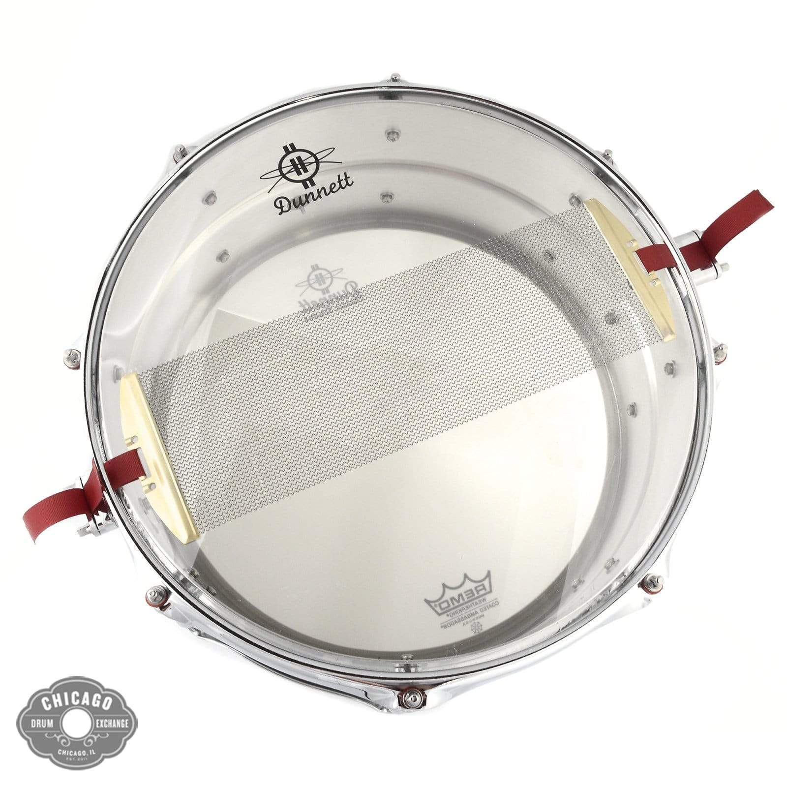 Dunnett 6.5x14 2N Beaded Polished Aluminum Modeling Snare Drum Drums and Percussion / Acoustic Drums / Snare