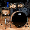 DW Collector's Series 10/12/16/22 4pc. Exotic Drum Kit Candy Black Burst Quilted Maple w/Nickel Hardware (333 Shells) Drums and Percussion / Acoustic Drums / Full Acoustic Kits