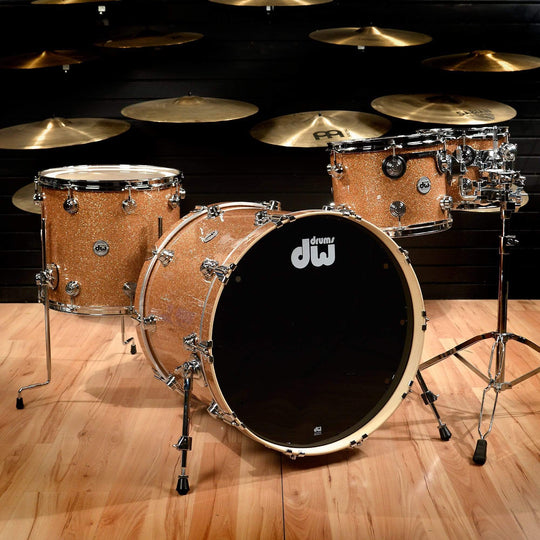DW Collector's Series 10/12/16/22 4pc. Maple Drum Kit Champagne Glass Drums and Percussion / Acoustic Drums / Full Acoustic Kits