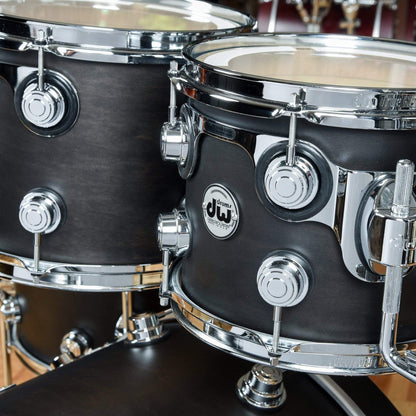 DW Collector's Series 10/12/16/22 4pc. Maple Drum Kit Ebony Satin Oil Drums and Percussion / Acoustic Drums / Full Acoustic Kits