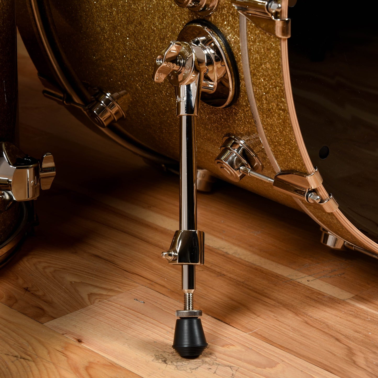 DW Collector's Series 10/12/16/22 4pc. Maple/Mahogany Drum Kit Gold Glass w/Nickel Hardware Drums and Percussion / Acoustic Drums / Full Acoustic Kits