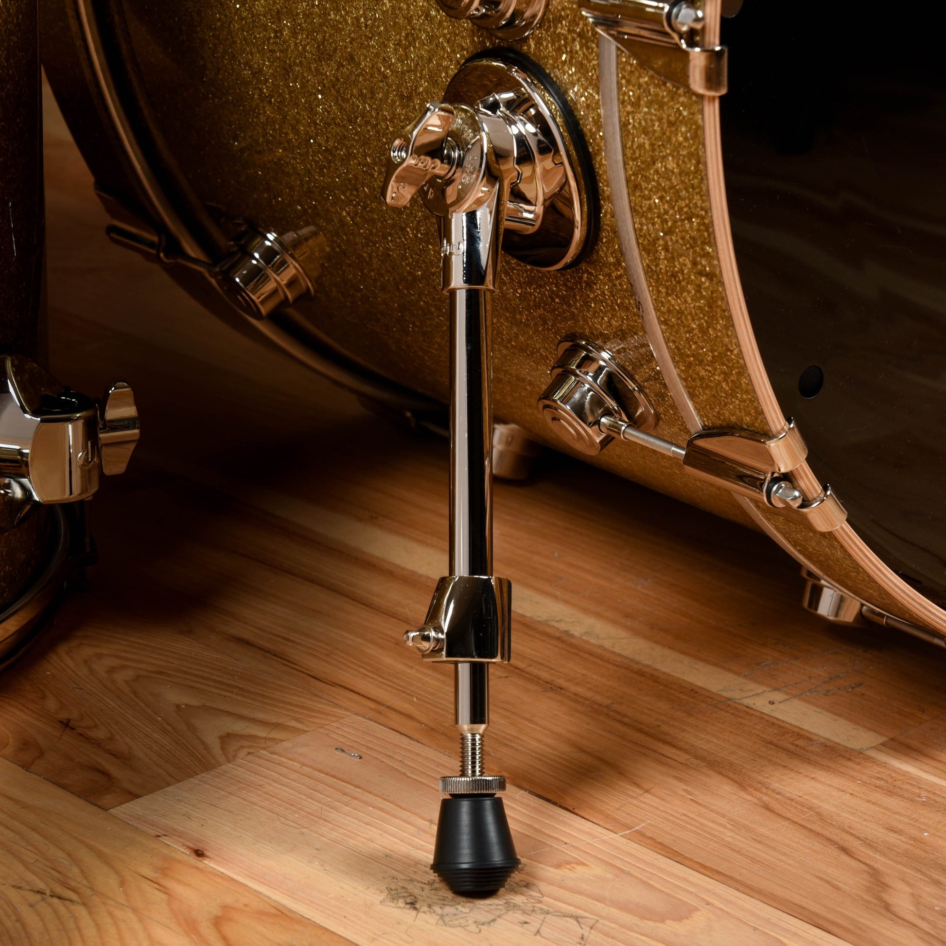 DW Collector's Series 10/12/16/22 4pc. Maple/Mahogany Drum Kit Gold Glass w/Nickel Hardware Drums and Percussion / Acoustic Drums / Full Acoustic Kits