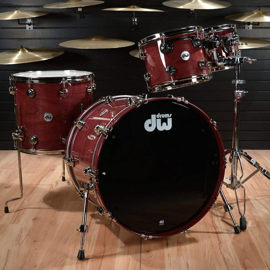 DW Collector's Series 10/12/16/22 4pc. Purpleheart Drum Kit Lacquer Custom w/Nickel Hdw Drums and Percussion / Acoustic Drums / Full Acoustic Kits