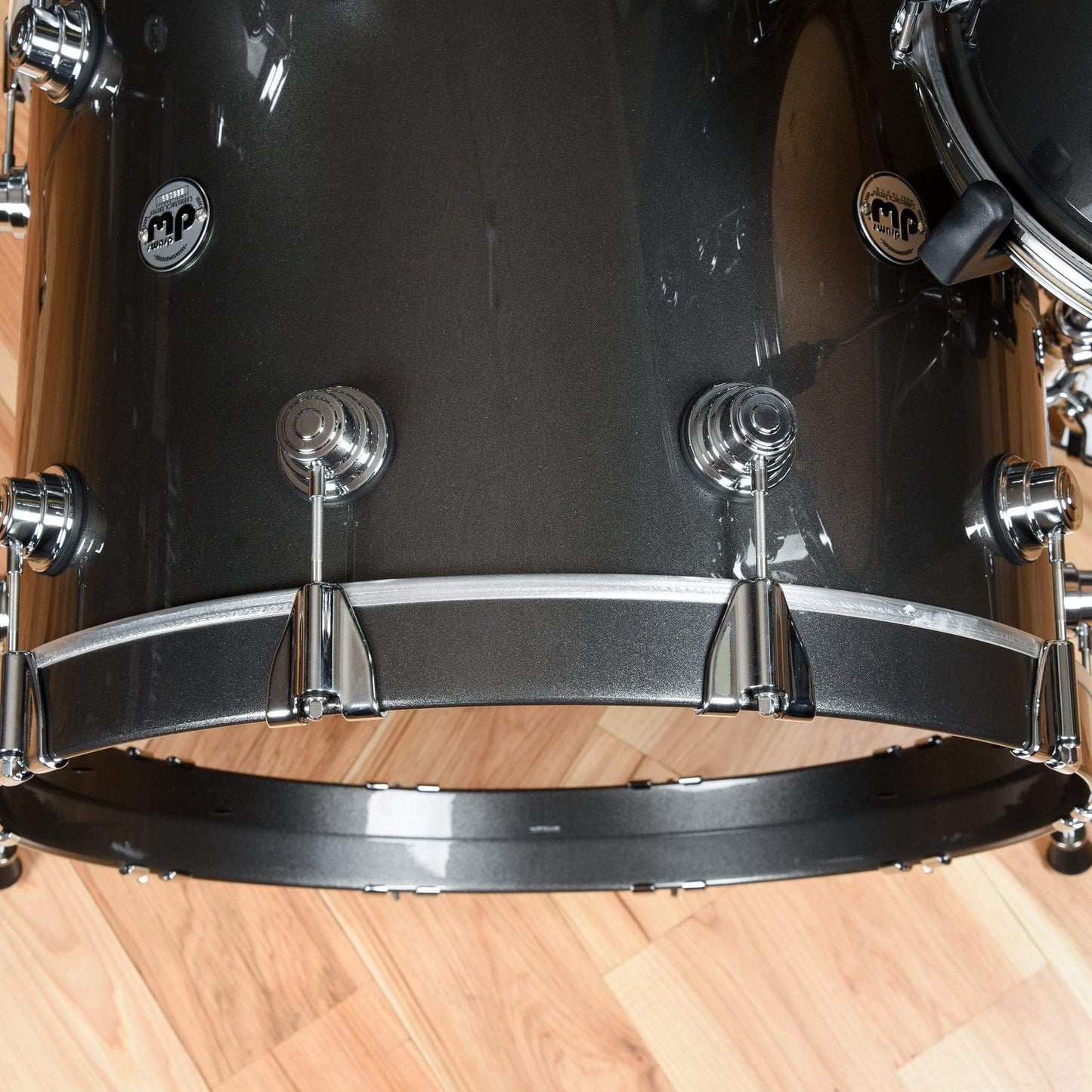 DW Collector's Series 12/16/22 3pc. Maple Drum Kit Gun Metal Metallic Lacquer (333 Shells) Drums and Percussion / Acoustic Drums / Full Acoustic Kits
