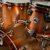 DW Collector's Series 13/16/22 3pc. Cherry/Mahogany Drum Kit Copper Glitz Drums and Percussion / Acoustic Drums / Full Acoustic Kits
