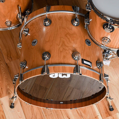 DW Collector's Series 13/16/22 3pc. Cherry/Mahogany Drum Kit Natural Cherry Satin Drums and Percussion / Acoustic Drums / Full Acoustic Kits