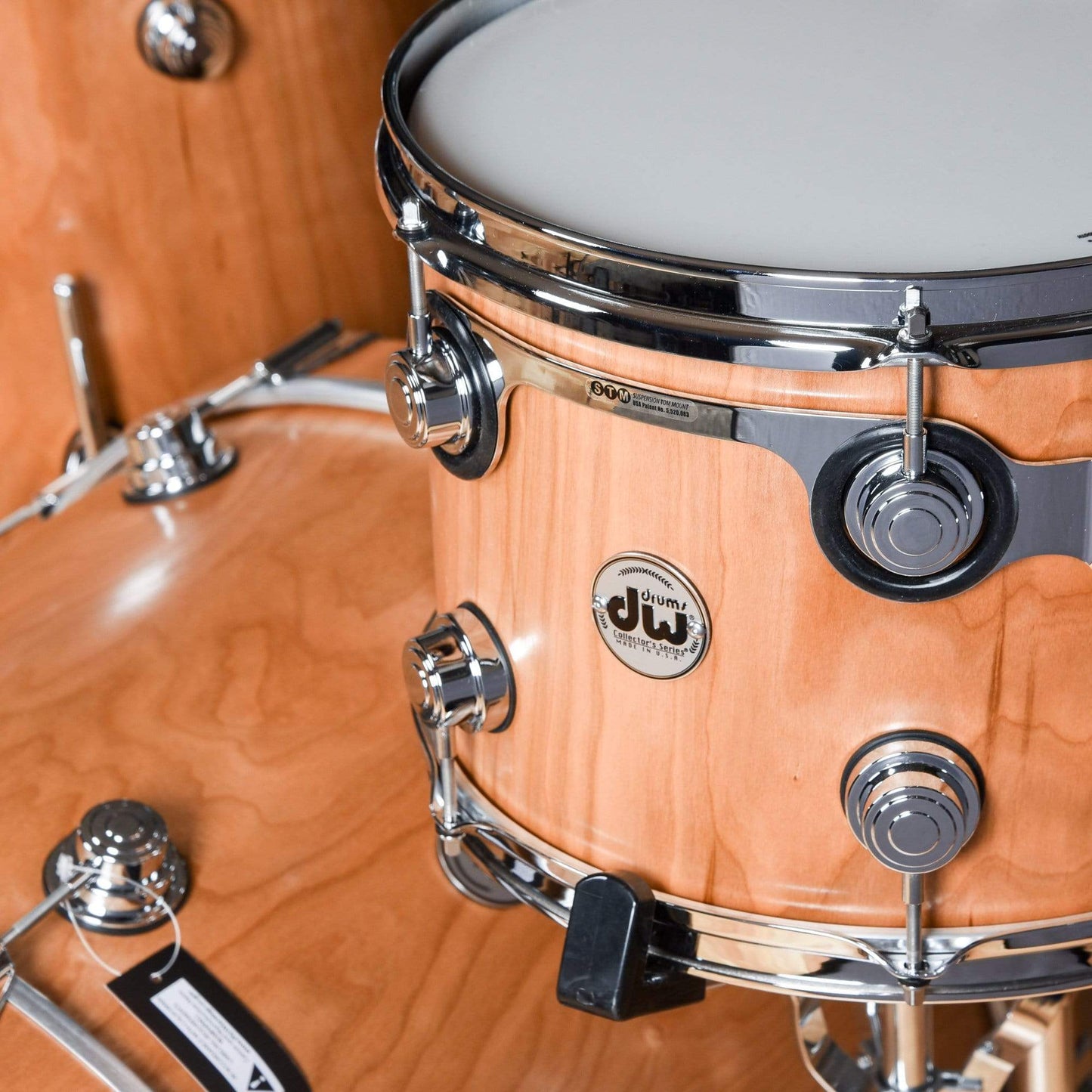 DW Collector's Series 13/16/22 3pc. Cherry/Mahogany Drum Kit Natural Cherry Satin Drums and Percussion / Acoustic Drums / Full Acoustic Kits