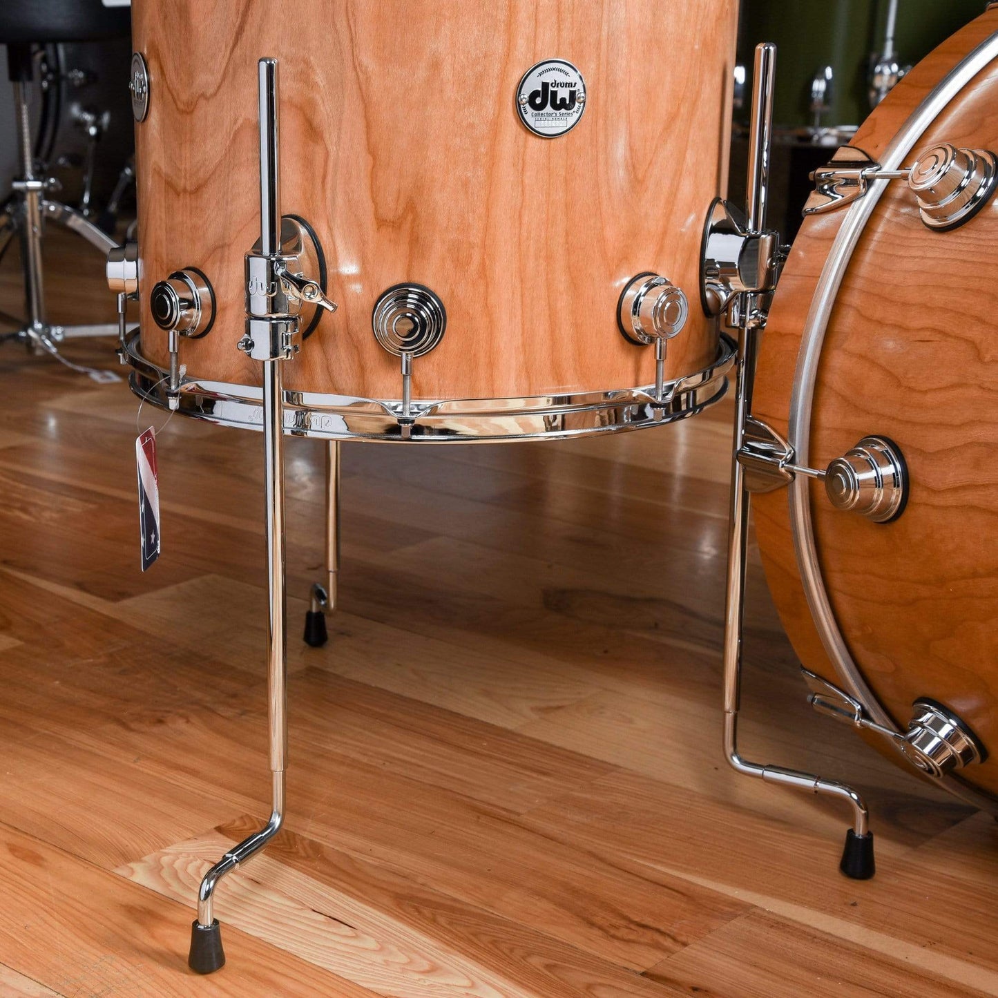 DW Collector's Series 13/16/22 3pc. Cherry/Mahogany Drum Kit Natural Cherry Satin Drums and Percussion / Acoustic Drums / Full Acoustic Kits