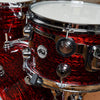 DW Collector's Series 13/16/22 3pc. Maple/Mahogany Drum Kit Red Silk Onyx Drums and Percussion / Acoustic Drums / Full Acoustic Kits